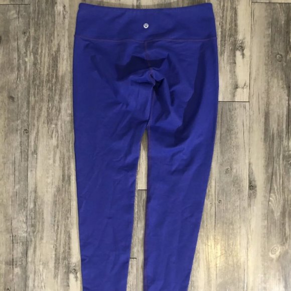 Lululemon Wunder Under size 8 full length Purple - Picture 2 of 7